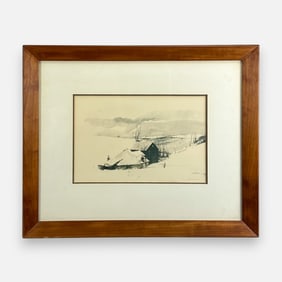 Andrew Wyeth "The Corner" 1953 Offset Lithograph Framed Print