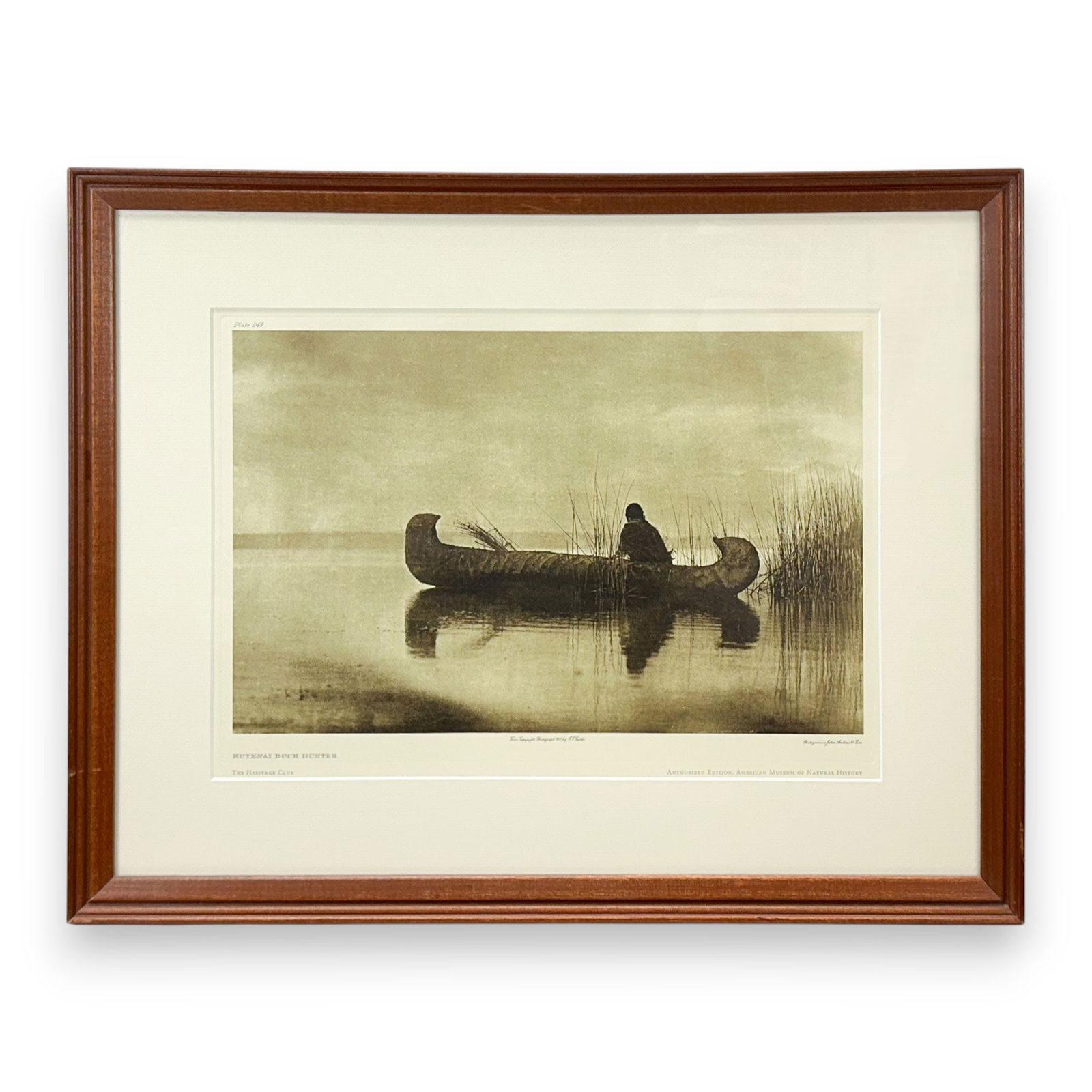 Edward Curtis "Kutenai Duck Hunter" Framed Print (1 of 6)