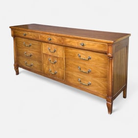 John Widdicomb French Regency Style Fruit Wood Credenza
