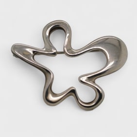 Vintage Henning Koppel For Georg Jensen Sterling Silver Pin Brooch Splash Design 321