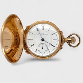 Antique John Dueber Hamden Watch Co. Gold Filled Pocket Watch