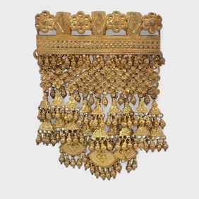 Tukmen Vermeil Dangle Wedding Pendant