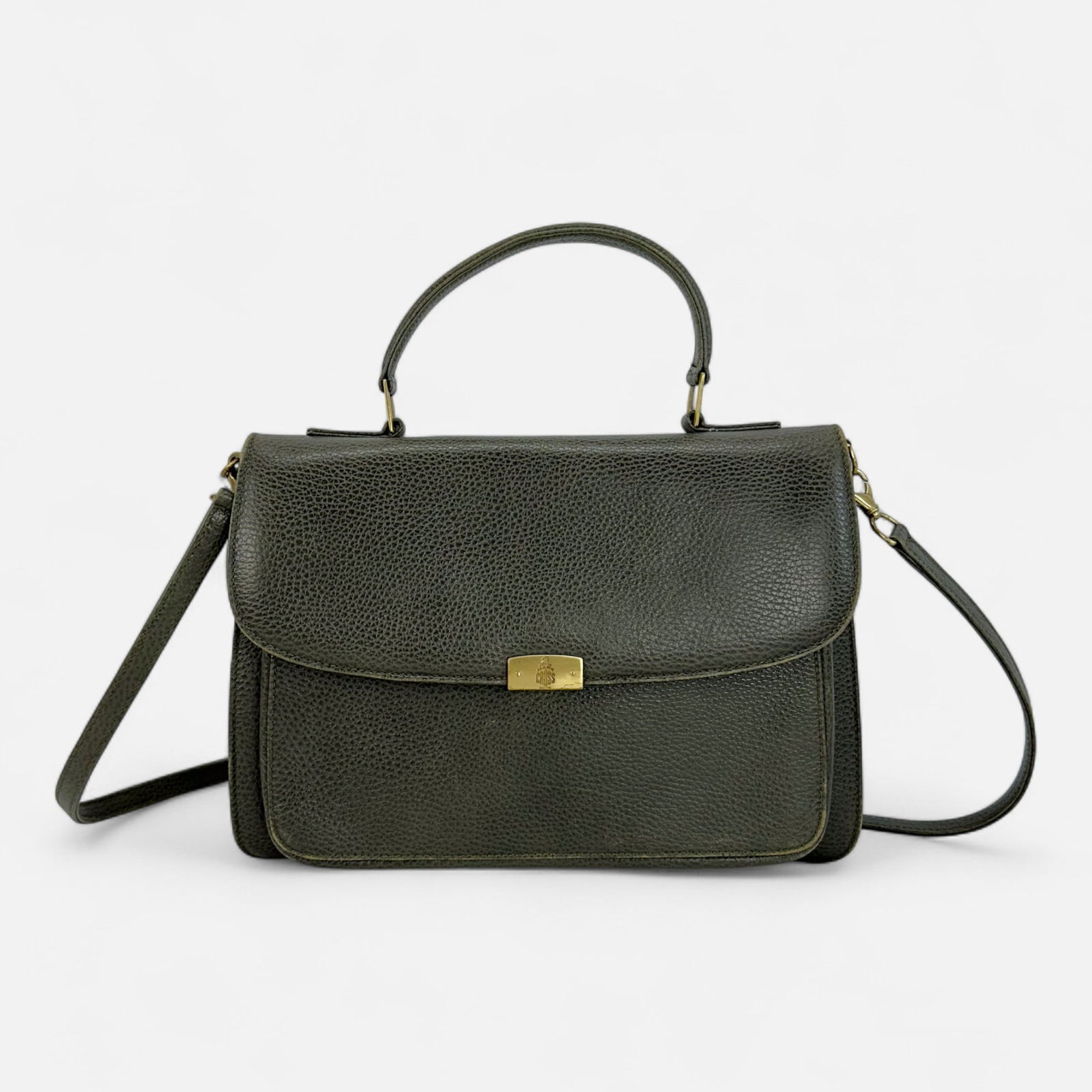 Mark Cross Vintage Leather Handbag Crossbody Bag (1 of 6)