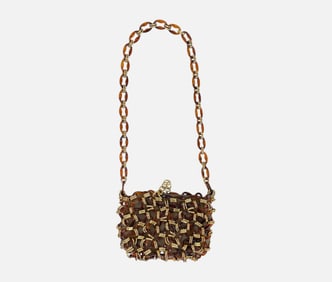 Vintage Lewis Chainlink Crossbody Bag