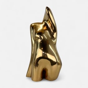 Helaine Blumenfeld "Two Sides of a Woman" Signed & #'d Modernist Bronze Sculpture Italy