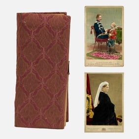 Historic British & Prussian Royal Family Original Cabinet Card/Carte-De-Visite Photograph Album