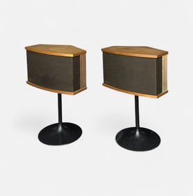 Pair Vintage Bose 901 Speakers on Tulip Bases