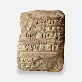 Genuine Ancient Mesopotamia Uruk Cuneiform Sumerian Clay Tablet
