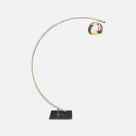 MCM Space Age Chrome Arc Floor Lamp