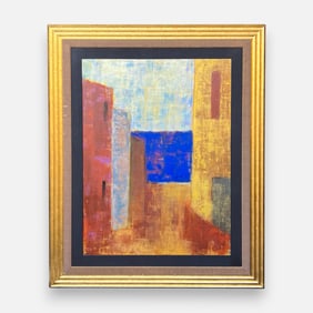 Tanner "Sea Sides" Large 5' Mixed Media Painting Framed