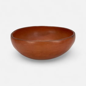 Native American Hopi Redware Pottery Bowl