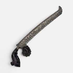 Antique 19thC Tribal Sumatran Tumbuk Lada Dagger