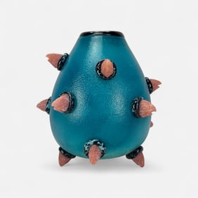 Daniel Gaumer Studio Art Glass Fish Head Vase #1