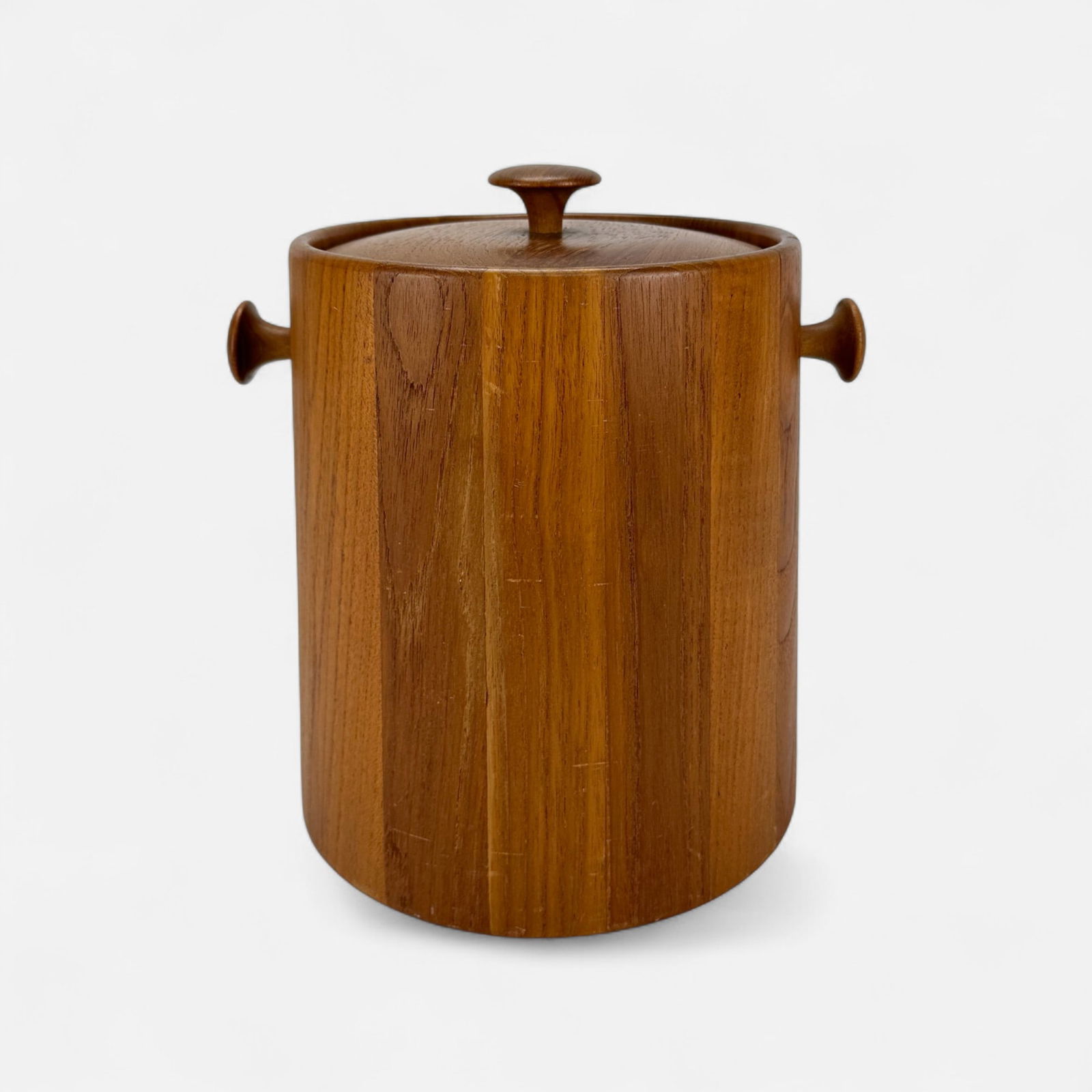 Staved MCM Teak Ice Bucket by Flemming Digsmed (1 of 7)