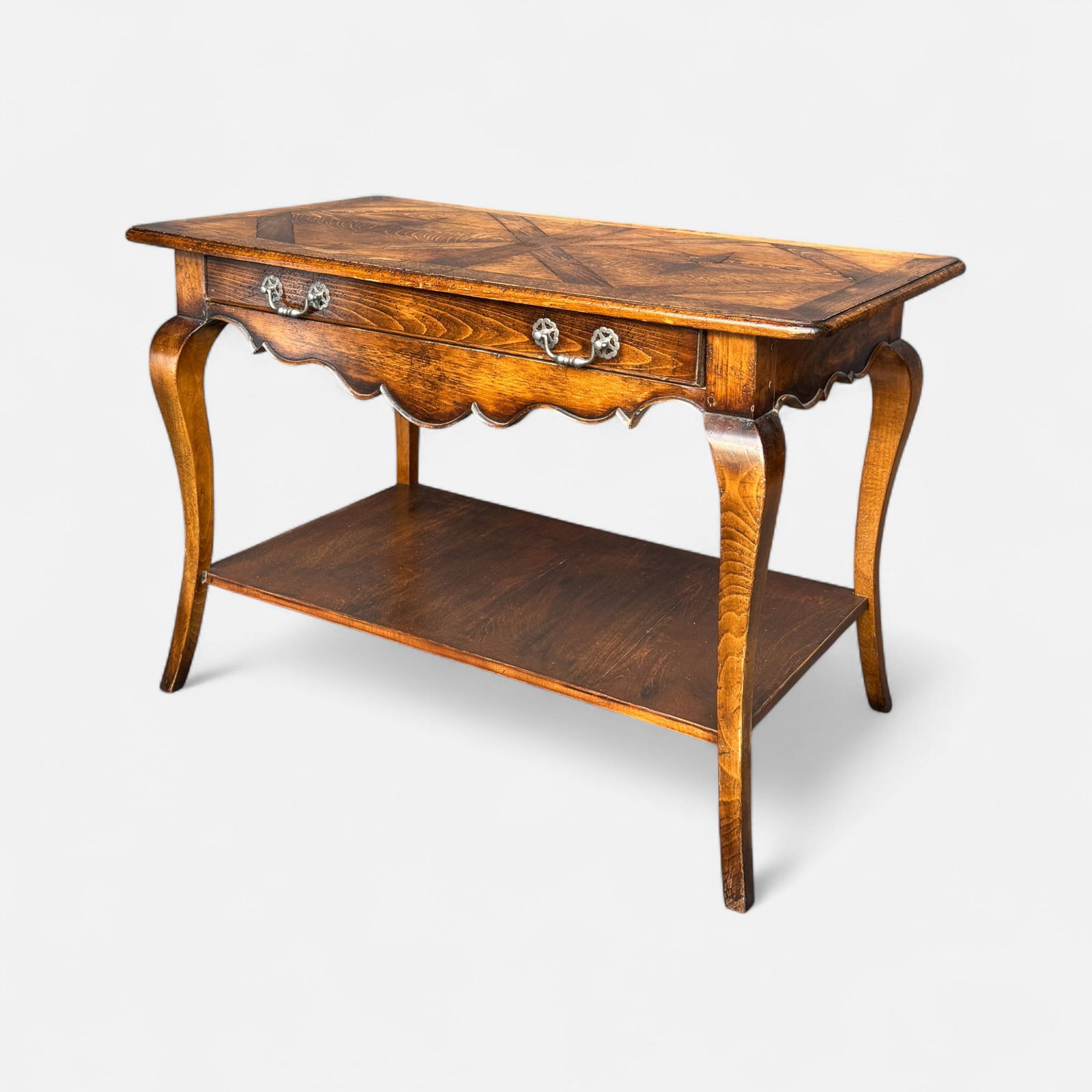 Henry Venables Stafford England Bench Made Oak One-Drawer Console Table (1 of 9)