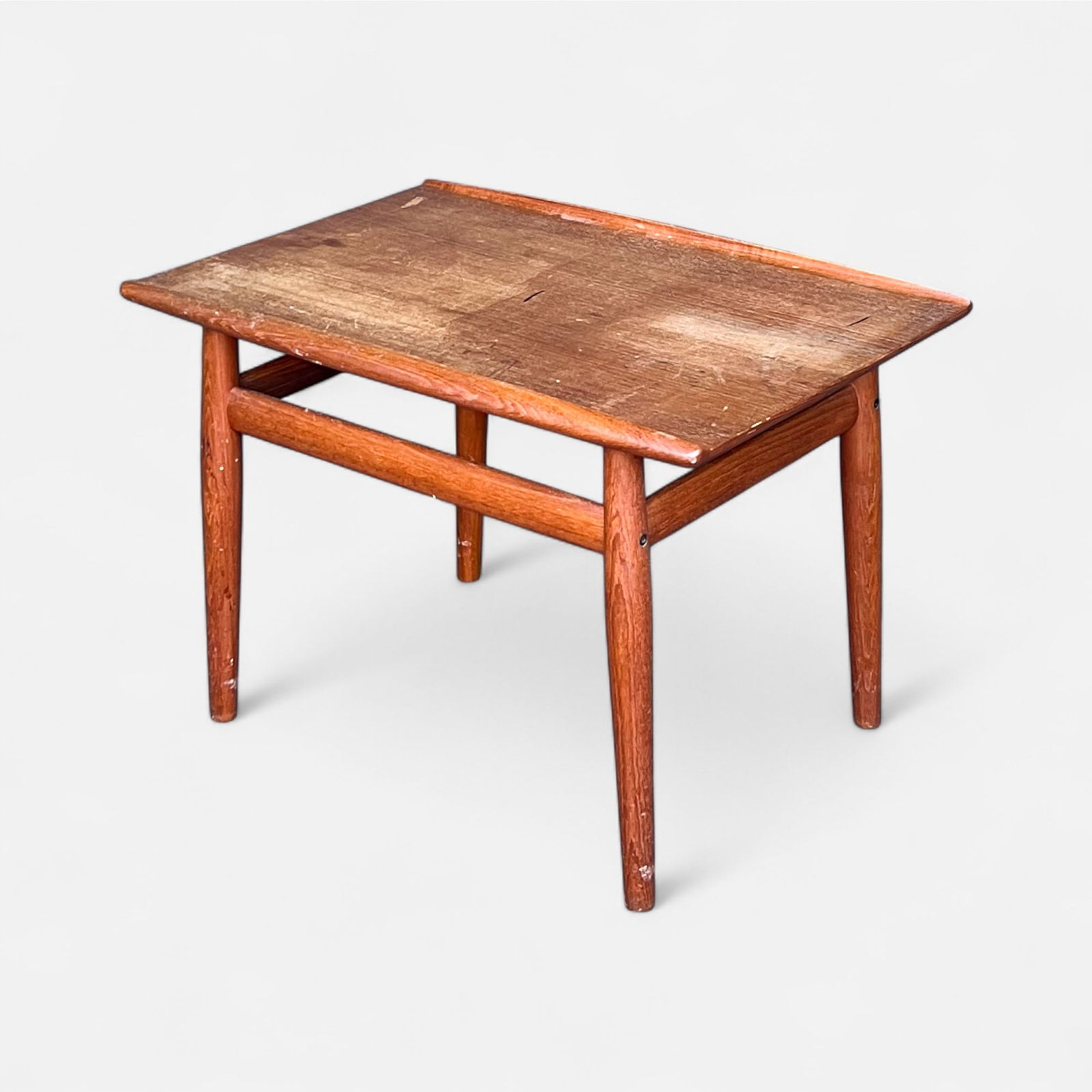 Grete Jalk Danish Modern MCM Teak Surfboard Side Table (1 of 6)