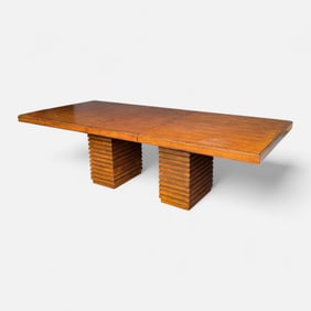 Tommy Bahama Home Ocean Club Peninsula Dining Table w/Extension Leaf