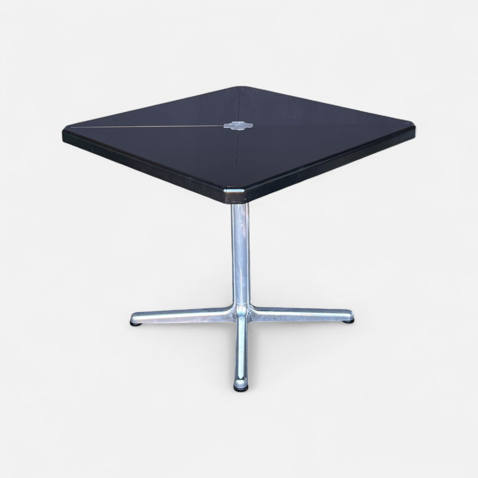 Giancarlo Piretti for Castelli Black Plana Folding Table 1970s Modernist MCM (1 of 5)