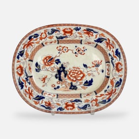 Antique Mason's Ironstone English Imari Style Platter