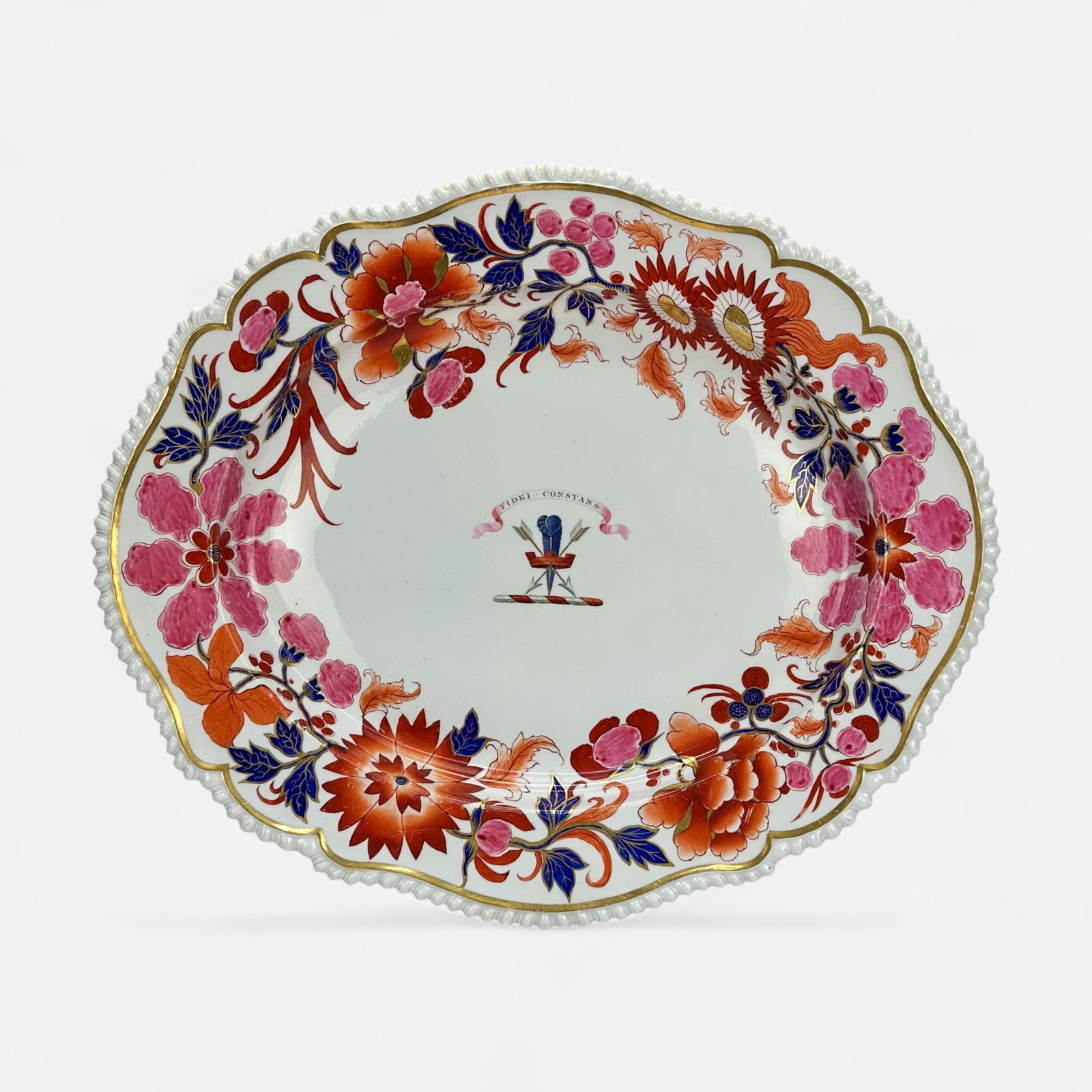Flight, Barr & Barr English Imari Style Armorial Platter (1 of 9)