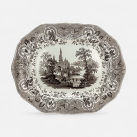 Georgian Davenport English Transferware Platter