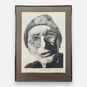 Artist Signed "Arthur Rosenburg" 1974 Framed Print