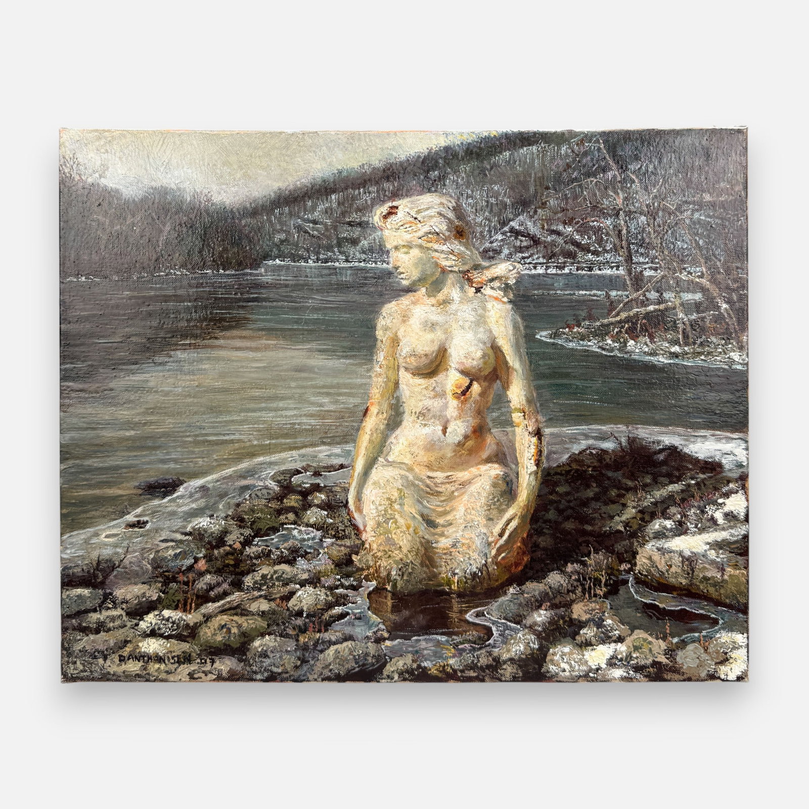 Daniel Anthonisen "Personal Transformation" 2007 Oil on Canvas Painting: Signed "D. Anthonisen" and dated 2007 lower left. Very good condition as shown. For shipping, we highly recommend Donald Camden at UPS Store 4608. Alternatively, reach out to one of our preferred ship