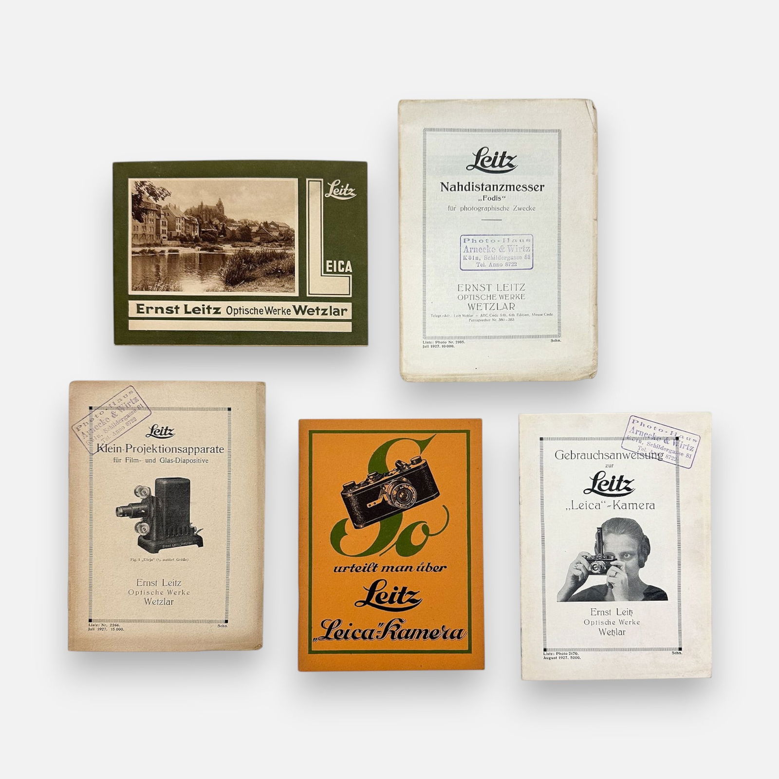 Early Ernst Leitz 1927 Literature Group (1 of 19)