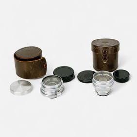 Two Nikkon Nippon Kogaku Lenses 3.5cm & 5cm