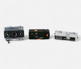 Three Rollei Pocket Cameras