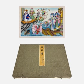 Bai she zhuan "The Legend of the White Snake" Hand-Colored Concierta-Style Album