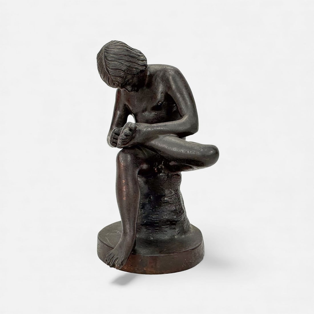 Boy with the Thorn "The Spinario" Antique Grand Tour Bronze Sculpture Group (1 of 7)