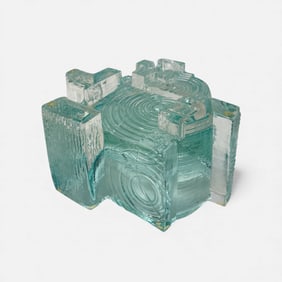 Michael Mikula Contemporary Art Glass Sculptural Vessel #1