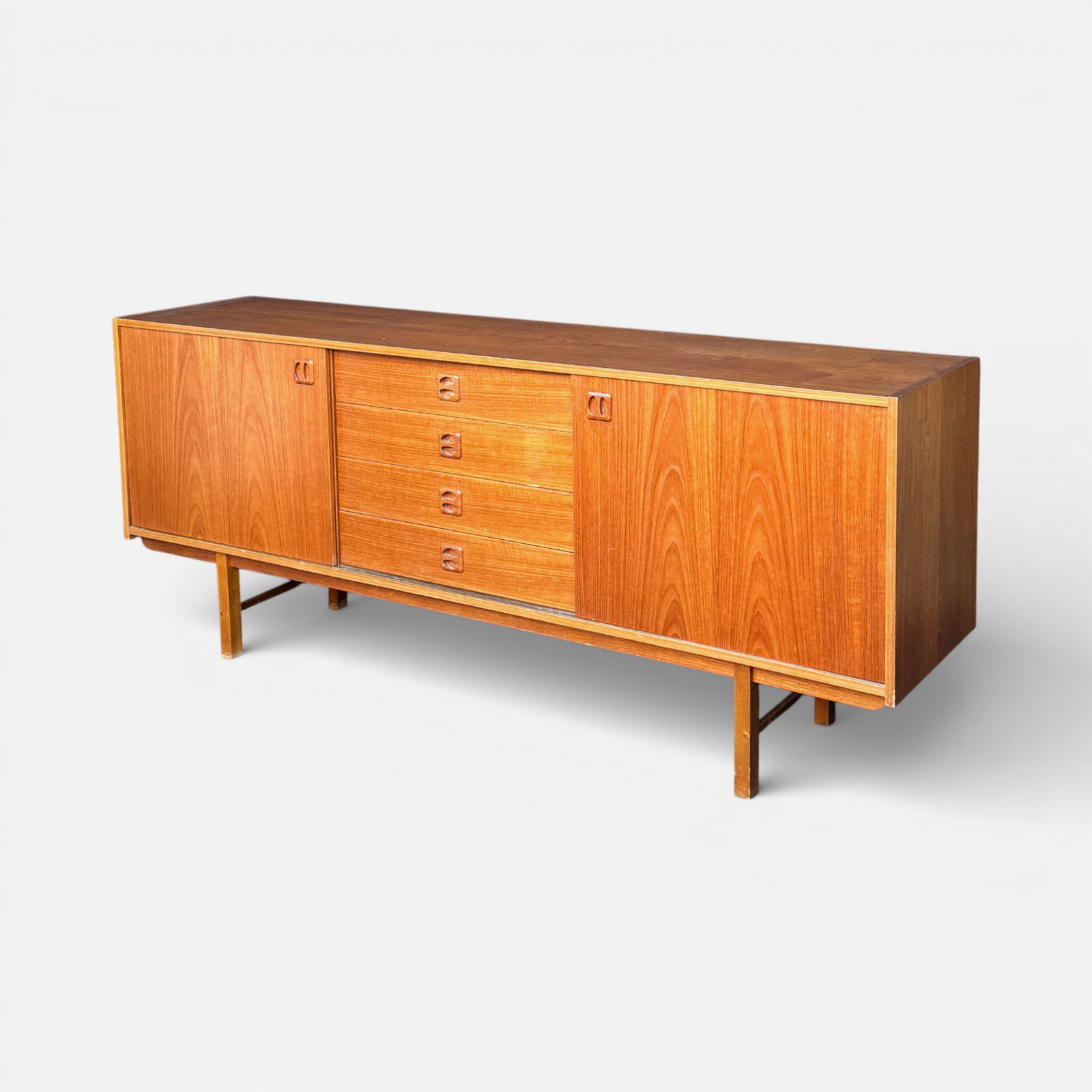 Erik Wortz for Ikea "Korsor" MCM Danish Mid Century Modern MCM Teak Wood Sideboard (1 of 8)