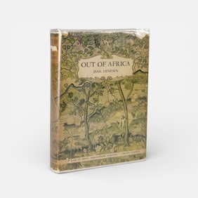Isak Dinesen First Edition 1938 Out of Africa Hardcover Book w/dj