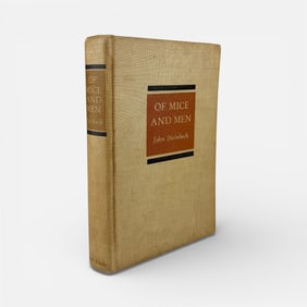 John Steinbeck 1st Edition 1937 Of Mice and Men Hardcover Book