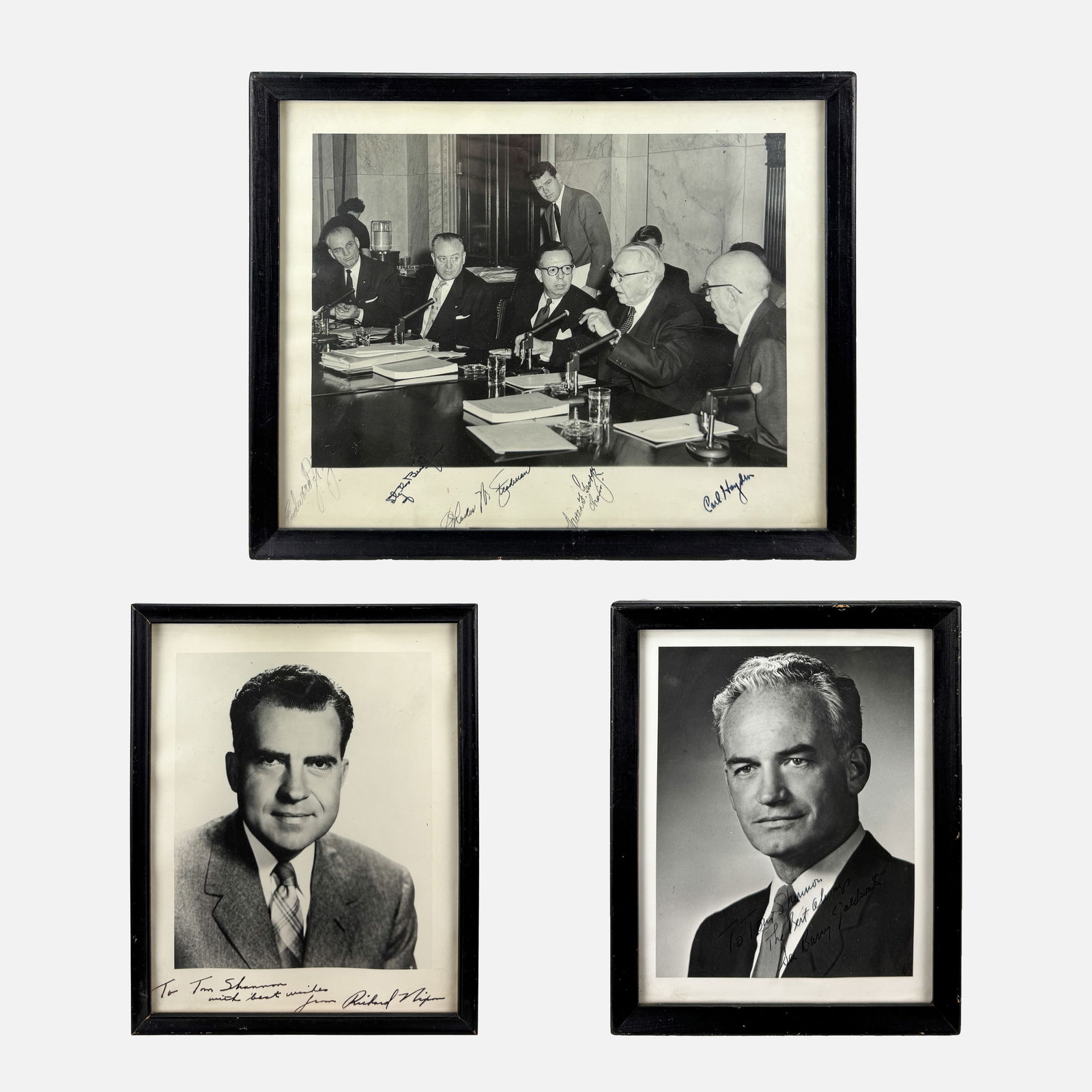 1960s Signed Political Photographs. Richard Nixon, Barry Goldwater w/Senators (1 of 17)