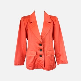 Vintage YSL Yves Saint Laurent Coral Blazer
