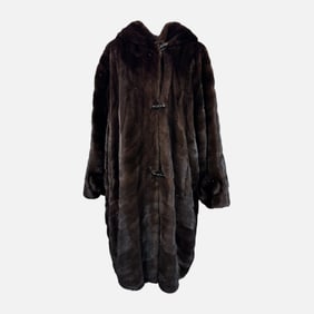 Vintage Birger Christenson Saks Fifth Avenue Brown Fur Coat