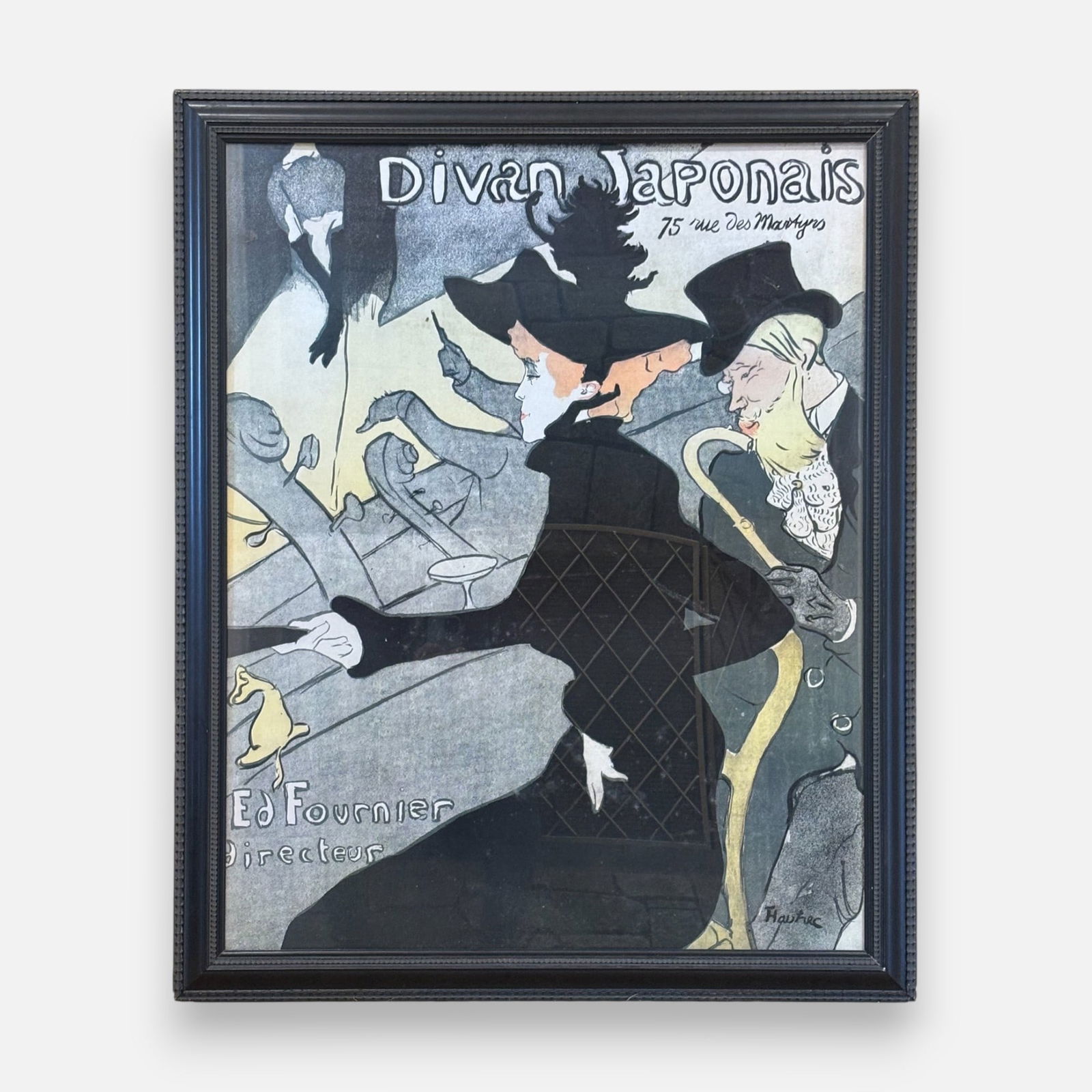 Henri de Toulouse-Lautrec (After) "Divan Japonais" Advertising Poster Framed Print (1 of 4)