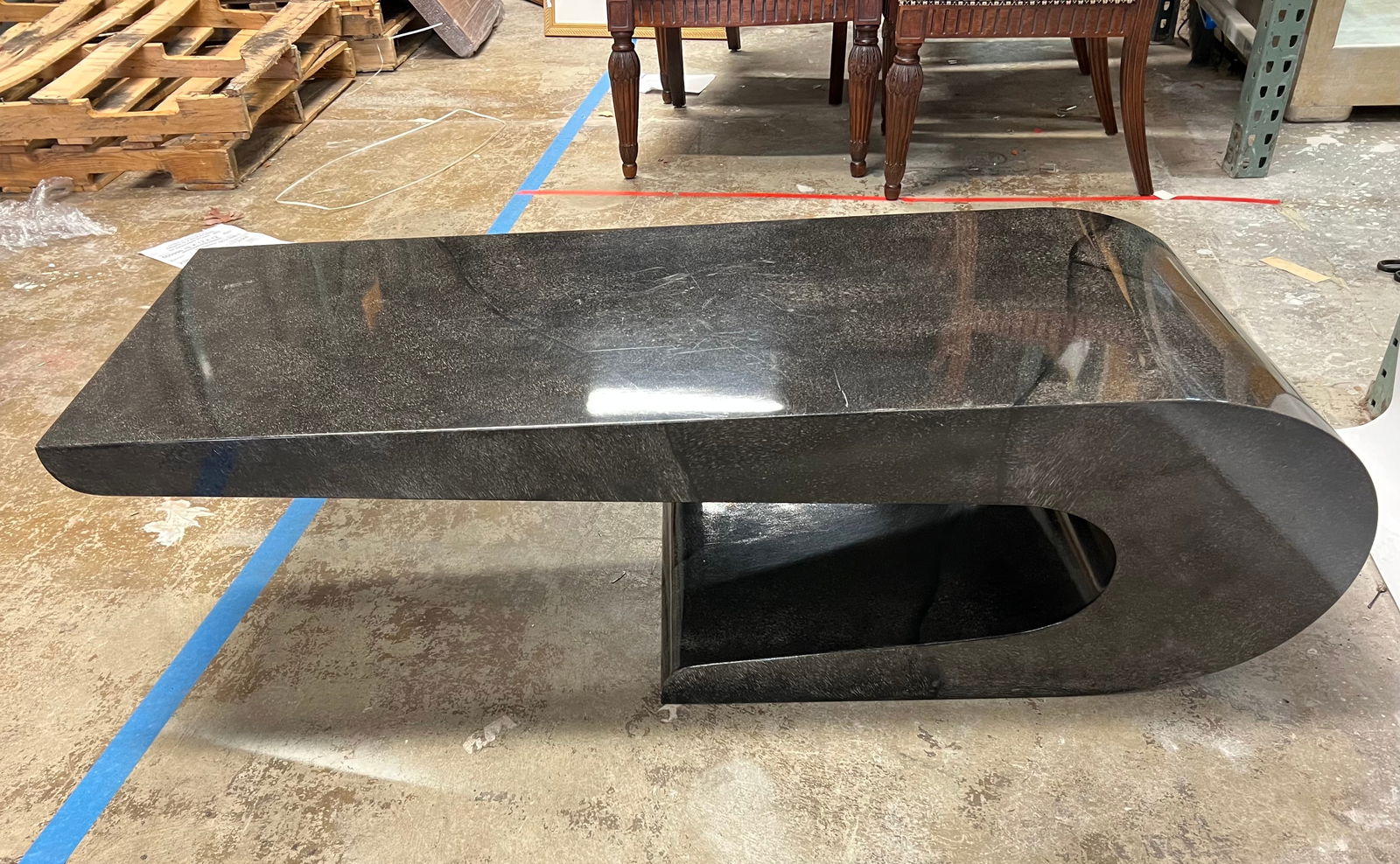 Karl Springer Style Biomorphic Contemporary Statement Coffee and Side Laminate Table - 6