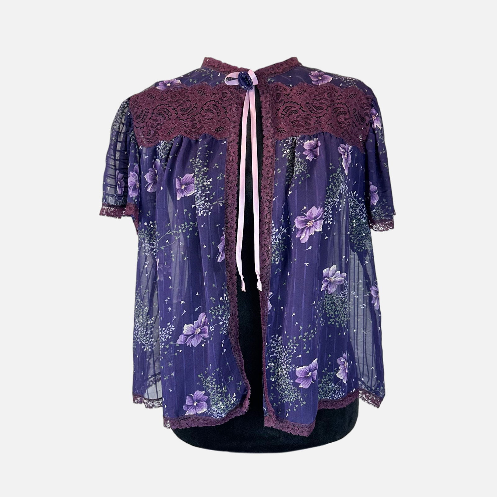 Christian Dior Lingerie Vintage Blouse (1 of 4)