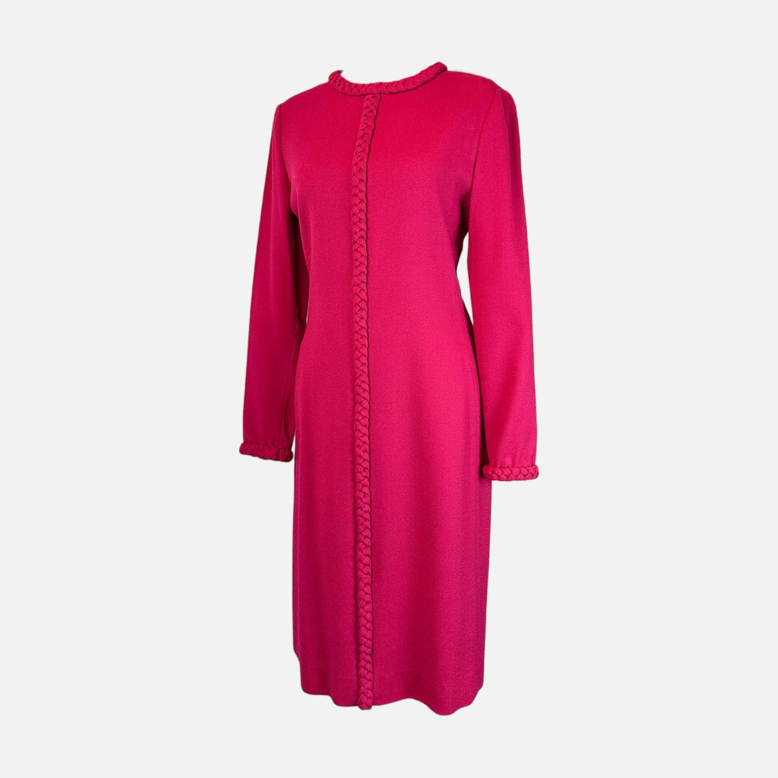 Vintage Fuchsia Shift Dress (1 of 2)