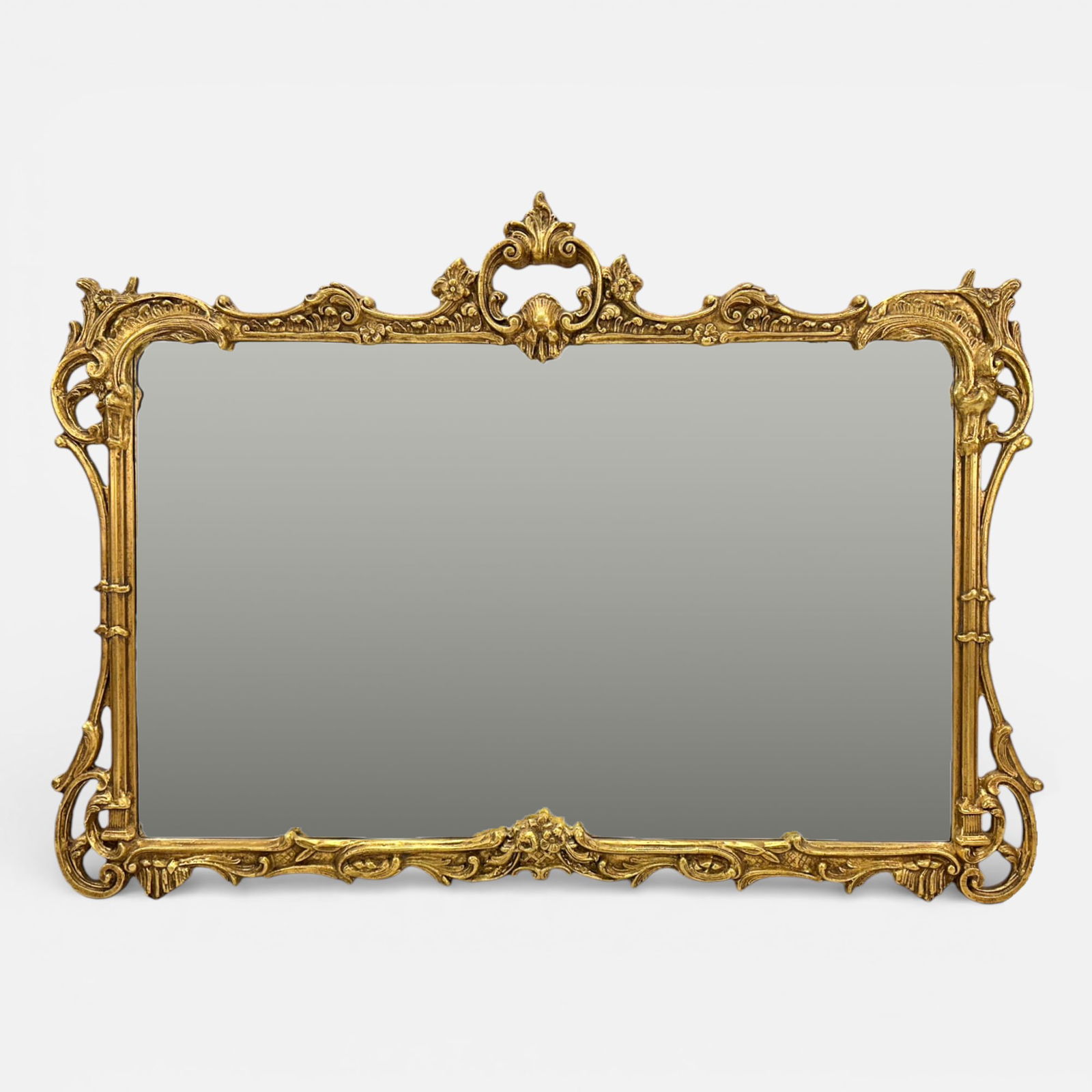 Friedman Brothers "The House Of Dinsmore" Carved Gilt Wood & Gesso Wall Mirror (1 of 6)