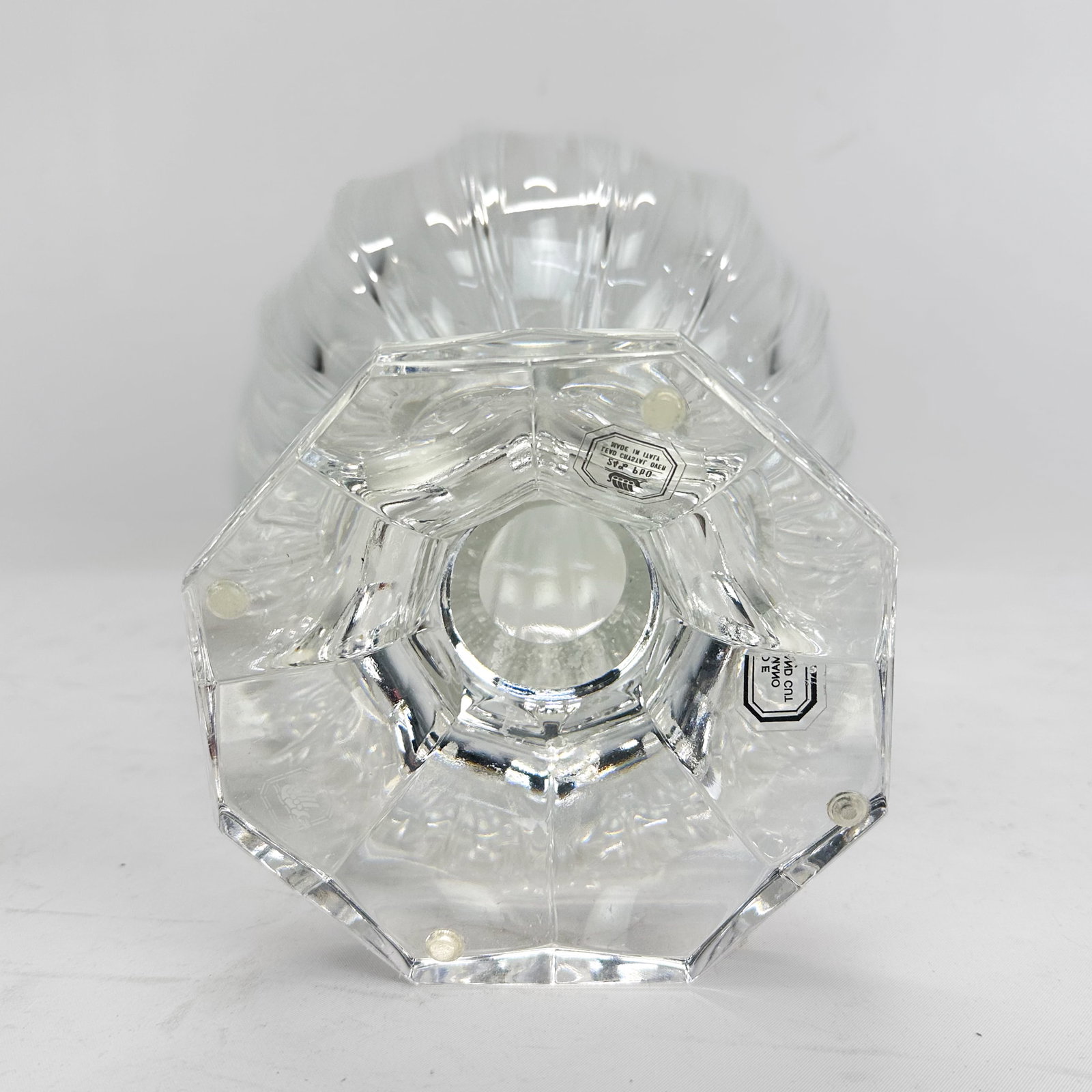 Contemporary Italian Lead Crystal Newel Post Art Glass Finial #2 - 5