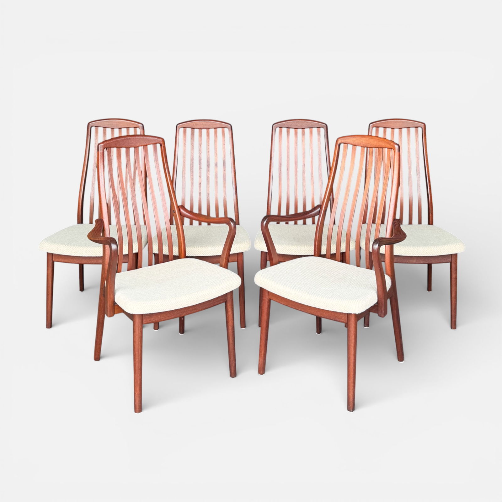Set of Six Preben Schou Danish Modern MCM Rosewood Dining Chairs (1 of 7)