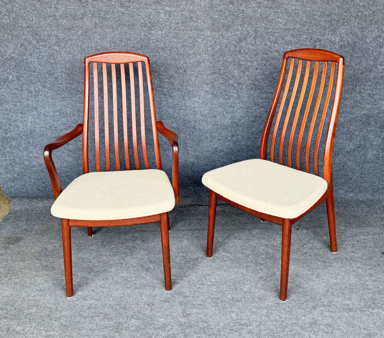 Set of Six Preben Schou Danish Modern MCM Rosewood Dining Chairs - 2