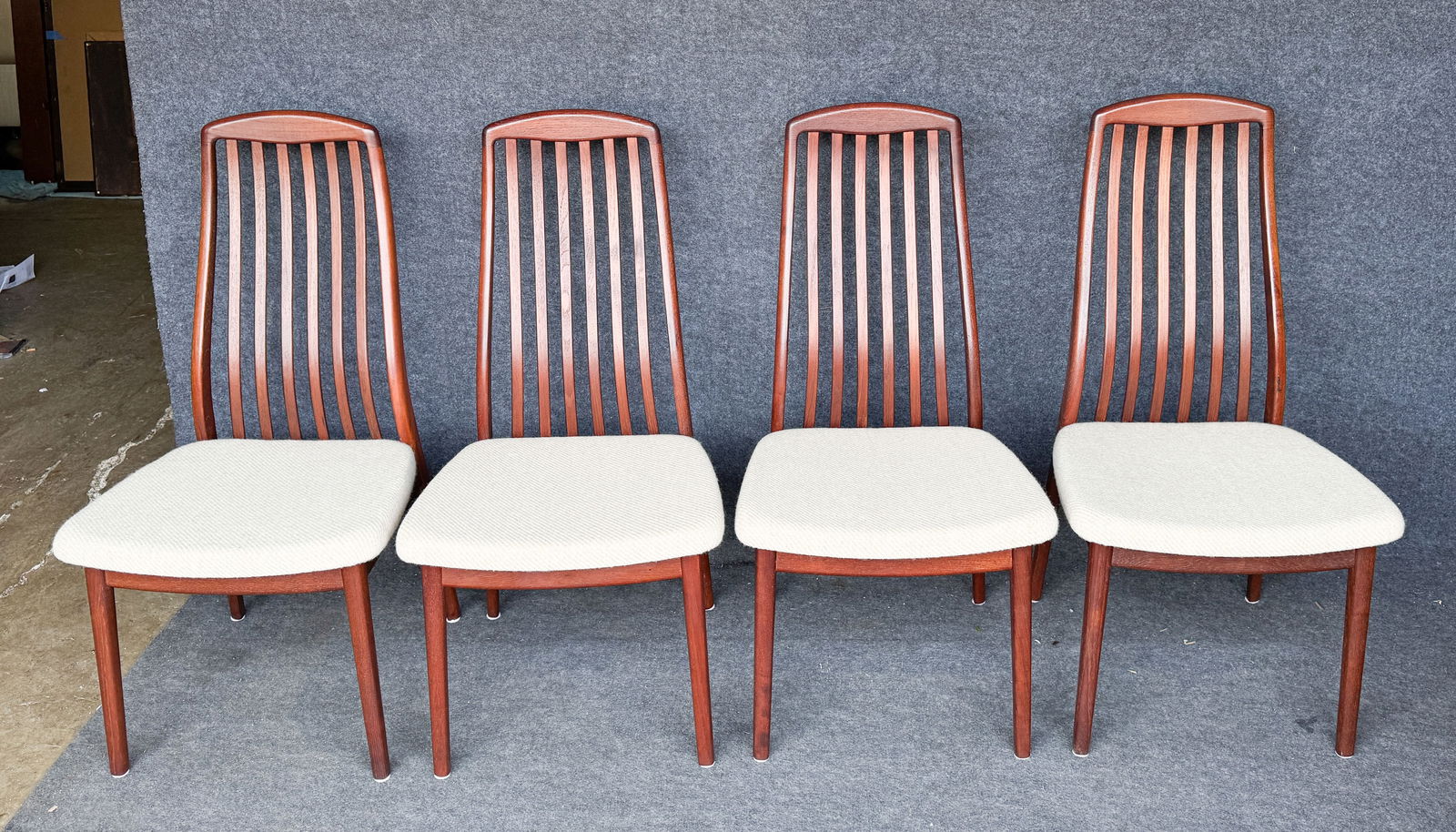 Set of Six Preben Schou Danish Modern MCM Rosewood Dining Chairs - 4
