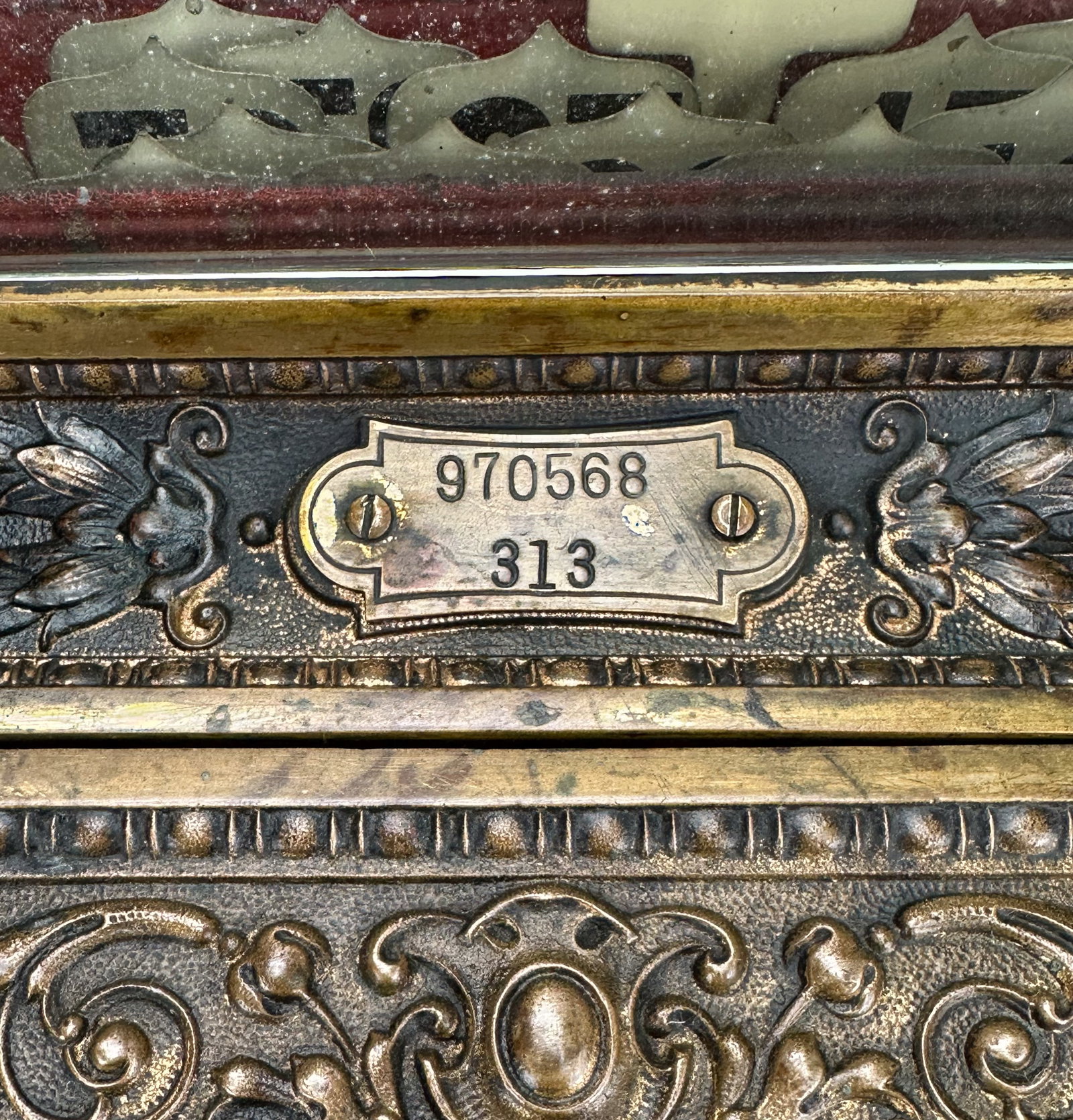 Antique 1913 Model 13 Brass National Cash Register - 4