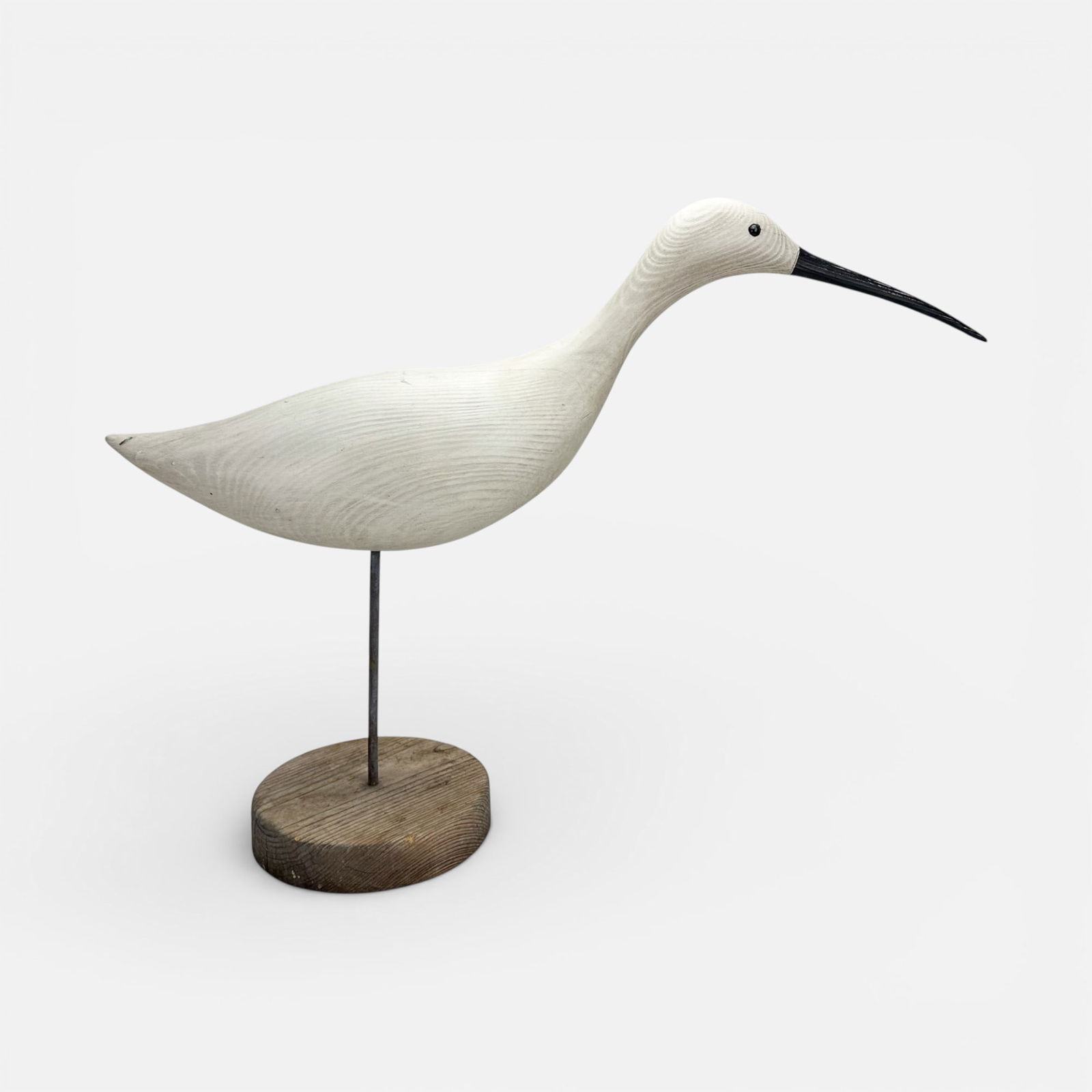 Bob Pyett Shorebird Carved & Painted Wood Oversized Display Decoy Folk Art Sculpture: Very good condition.For shipping, we highly recommend Donald Camden at UPS Store 4608. Alternatively, reach out to one of our preferred shippers listed at the link below or elect for LiveShipping in t